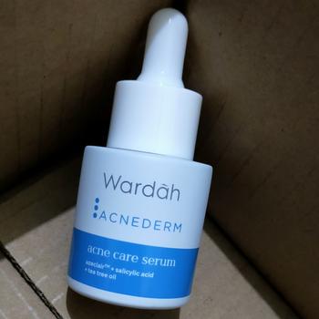 Product Review of WARDAH 5% Azeclair + Salicylic Acid serum Acnederm Acne Care 15 ml - Serum dengan Tea Tree Oil - Serum Jerawat dan Mencerahkan Kulit - Menyamarkan Noda Bekas, Mengurangi Minyak Berlebih - Skincare from Tokopedia customer review 2