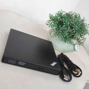 External DVD Drive Slim Portable Optical Drive Writer Burner Rewriter