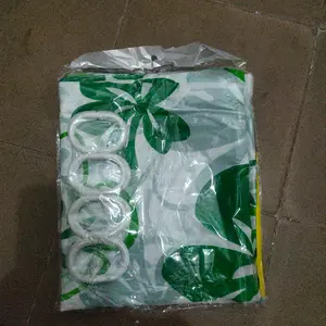 Tirai Kamar Mandi anti air Shower Curtain Bathroom motif waterproof