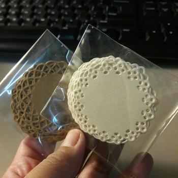 Product Review of kertas doily mini isi 4 hiasan doilie scrapbook from Tokopedia customer review 0