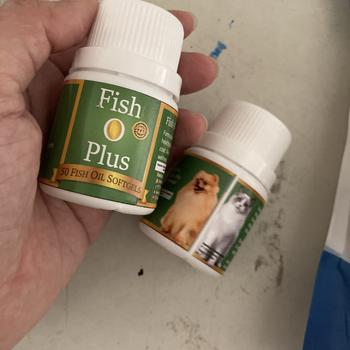 Product Review of FISH O PLUS 50 Minyak Ikan Omega Plus Vitamin Bulu Untuk Anjing Kucing from Tokopedia customer review 1