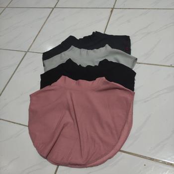 Product Review of Manset Leher hijab Turtle Neck Wanita Jumbo Polos Kerah Tinggi Dalaman Perempuan Hitam Putih Warna Kulit Rayon Spandek  Kaos Lycra Daleman Cewe Hijab Dewasa AnakMangset Atasan Inner Outfit Abu Katun Mande Premium Coklat Seragam Instan Kerudung from Tokopedia customer review 0