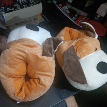 Product Review of SANDAL SEPATU KAMAR/INDOOR KARAKTER BONEKA SAPI COW HIPPO BULU HALUS from Tokopedia customer review 0