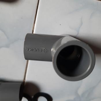 Product Review of Tee 1/2 inch RUCIKA AW - 0.5 0,5 setengah PVC sambungan pipa from Tokopedia customer review 1