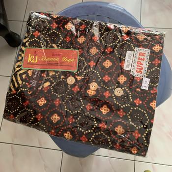 Product Review of Daster Jumbo Kencana Ungu label coklat from Tokopedia customer review 1