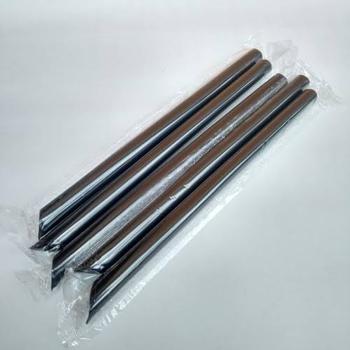 Product Review of [100 pcs] Sedotan 12 mm 21 cm Hitam Boba Bubble Steril Bungkus Plastik from Tokopedia customer review 0