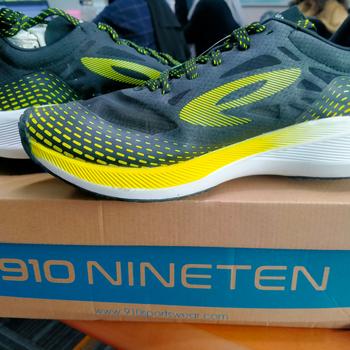 Product Review of Sepatu 910 Nineten Haze 1.5 - Hitam/Hijau Neon/Putih (Running) from Tokopedia customer review 0