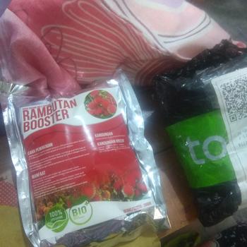 Product Review of Pupuk Booster Strawbery - Pupuk organik pelebat buah, menyuburkan tanaman, dan memperkuat tanaman Strawberry Alami Tumbuhan from Tokopedia customer review 0
