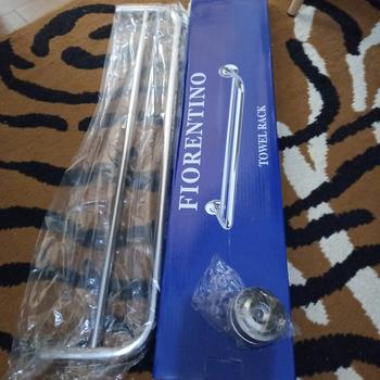 Product Review of Fiorentino Rak Handuk / Gantungan Handuk Stainless Steel FR99602-60 from Tokopedia customer review 0