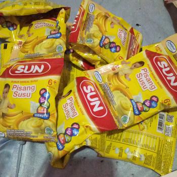 Product Review of SUN BUBUR SEREAL SUSU PISANG SACHET 20 GR X 1 PCS from Tokopedia customer review 0
