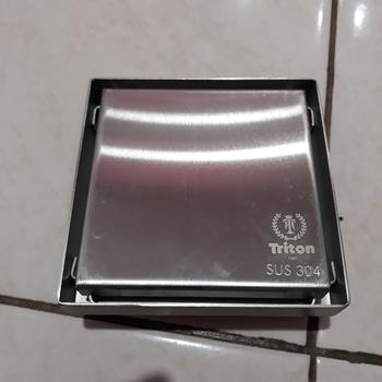 Product Review of Smart Floor Drain Triton RR998 Saringan Got Stainless - 4 Inch from Tokopedia customer review 0