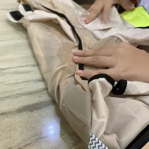 Oatmeal Packable Raincoat by Zee Dog