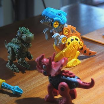 Product Review of TAIYO Mainan Anak DIY Dino Dinosaurus Rakit Edukasi Obeng Puzzle Dinosaur from Tokopedia customer review 0