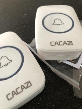 Product Review of Avvic x CACAZI Wireless DoorBell Waterproof 1 Receiver 2 Transmitter Baterai Bel Black Pintu White Kotak from Tokopedia customer review 0