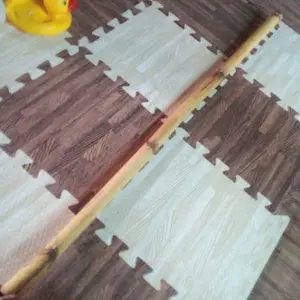 tongkat rotan panjang 1m, diameter 3cm