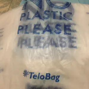Plastik ramah lingkungan 28x44.5cm isi 10 lbr|No plastic