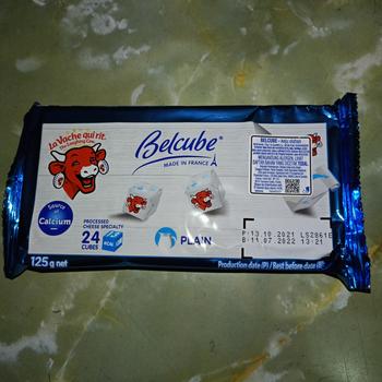 Product Review of Keju Belcube Cheese Spread 125 gr - Belcube Keju Bayi MPASI 24 kotak from Tokopedia customer review 0