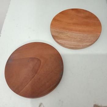 Product Review of SALE !!! wood coaster Rustic / tatakan gelas kayu diameter 10cm from Tokopedia customer review 0