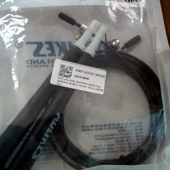 Product Review of 3201 AOLIKES SKIPPING ROPE TALI SKIPING CARDIO MUAY THAI LOMPAT TALI from Tokopedia customer review 0