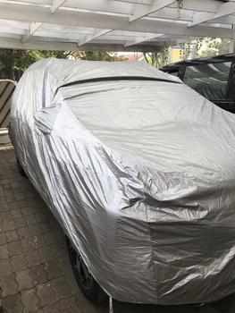 Product Review of Sarung Mobil XPANDER CROSS Silver POLOS Body Cover Xpander PREMIUM from Tokopedia customer review 0