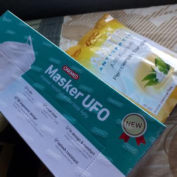 Product Review of Masker Onemed KF94 / Masker Onemed UFO isi 20 from Tokopedia customer review 1
