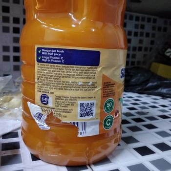 Product Review of Sunquick Orange Super Jumbo 2 L from Tokopedia customer review 1