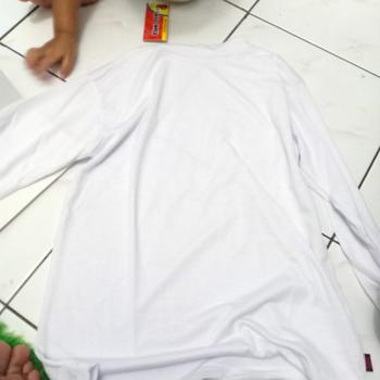 Product Review of Baju Manset Kaos Polos Hitam Putih from Tokopedia customer review 0