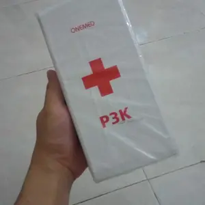 Onemed P3K Set Isi Obat First Aid Kit Travel Kotak Lengkap Perban Kasa Luka Glove Box Mobil Klinik Medis