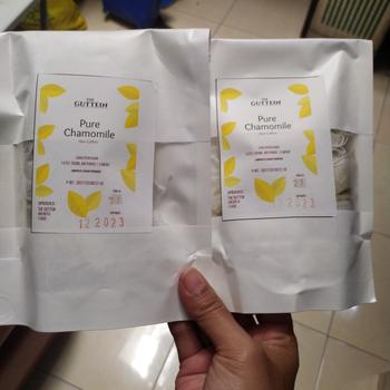 Product Review of Pure Chamomile on Tea Bags [Premium] Tisane Chamomile Relaxation Sleep Herbal from Tokopedia customer review 1