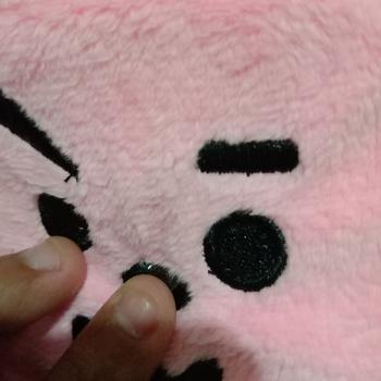 Product Review of (FREE PENUTUP MATA )Bantal leher bt korea kpop 8karakter Bed Hadiah from Tokopedia customer review 0