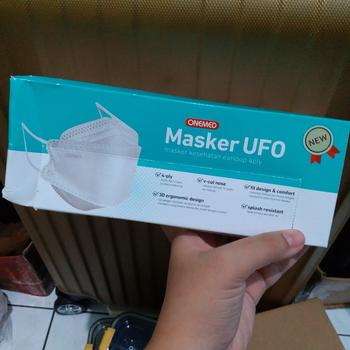 Product Review of Masker Onemed KF94 / Masker Onemed UFO isi 20 from Tokopedia customer review 0