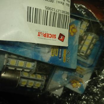 Product Review of LAMPU SENJA T10 6LED 24V KEDIP/FLASH PCS from Tokopedia customer review 0