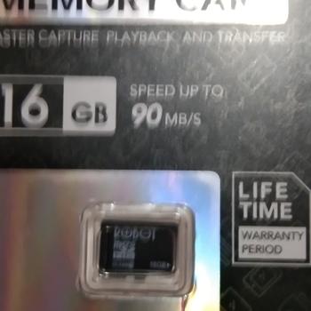 Product Review of ROBOT Memory Card / Kartu Memori HP / Micro SD (8GB/16GB) Class 10 from Tokopedia customer review 0
