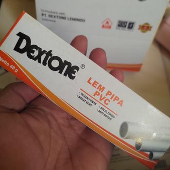 Product Review of LEM PIPA PVC DEXTONE 40 GRAM from Tokopedia customer review 0