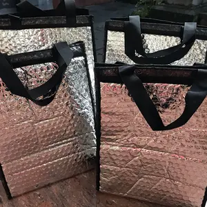 ThermaPack Insulated Tote Bag Sample Set 3 PCS - Cooler Bag Aluminium, Lunch Bag Tahan Panas Dingin