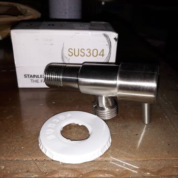 Product Review of KOLES 304 keran stop kran air shower single stainless steel SUS 304 from Tokopedia customer review 0