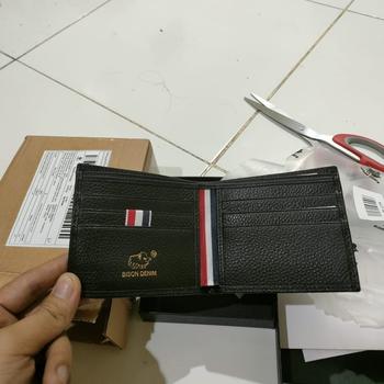 Product Review of Bison Denim Dompet Kulit Pria N4475 Hitam from Tokopedia customer review 0