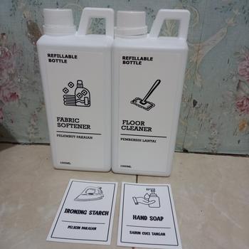 Product Review of TEMPAT LAUNDRY AESTHETIC/WHITE SERIES/TEMPAT DETERJEN/BOTOL REFIL from Tokopedia customer review 0