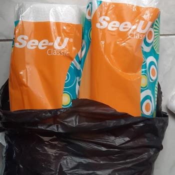 Product Review of Tissue / Tisu SEE-U Classic Kitchen Towel Roll (135 Sheets) from Tokopedia customer review 0