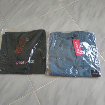 Product Review of Dobujack Tshirt Tasca Pocket Blue Tees from Tokopedia customer review 0
