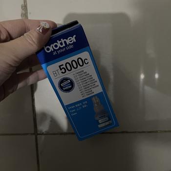 Product Review of BROTHER Tinta BT5000C BT 5000 BT5000 Cyan Ink Bottle Original from Tokopedia customer review 0