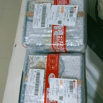 Product Review of HAMPERS HIJAB SEGI EMPAT EXCLUSIVE | HAMPERS LEBARAN IDUL FITRI from Tokopedia customer review 0