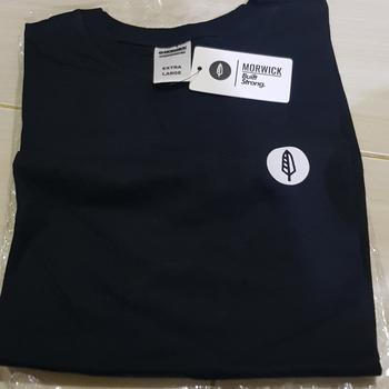 Product Review of Morwick Tshirt Kaos Pria Offshore Hitam from Tokopedia customer review 0