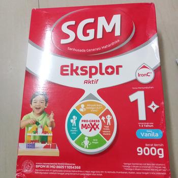 Product Review of SGM Eksplor 1 Plus Vanila Susu Box 900g 900 g from Tokopedia customer review 0