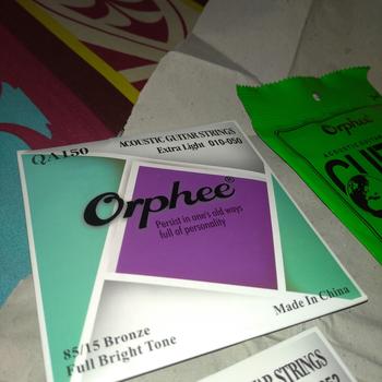 Product Review of Orphee QA Senar SET Gitar Akustik String Ukuran 9 10 11 12 QA140 QA150 QA160 QA170 Q160S Q160C from Tokopedia customer review 0