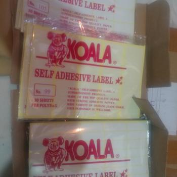 Product Review of Kertas Sticker Label Koala 103 & 121 - 121 from Tokopedia customer review 0