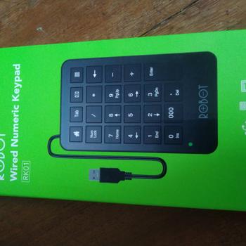 Product Review of Robot Keyboard Numerik Numpad USB RK01 Black from Tokopedia customer review 0
