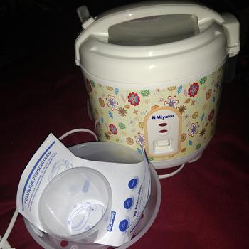 Product Review of Rice Cooker Miyako MCM 609 Magiccom kecil 0,6 liter from Tokopedia customer review 0