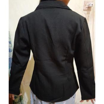 Product Review of Jas Blazer Wanita Jas Kerja Kantor Cewe Polos Dewasa Anak Jaket Blezer Cewek Pakaian Formal Kantoran Dasar Hitam Abu  Bahan Panjang Kancing Jumbo Big Size Cardigan Rompi Outer Perempuan  Ootd Korean Style Seragam Slimfit from Tokopedia customer review 0