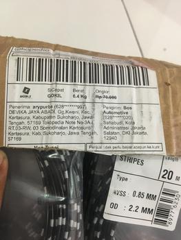 Product Review of Kabel Bintik Otomotif 0.85MM x 20M Serabut Tembaga Untuk Mobil & Motor from Tokopedia customer review 3